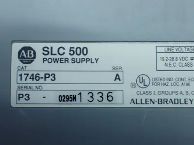 USED ALLENBRADLEY 1746P3