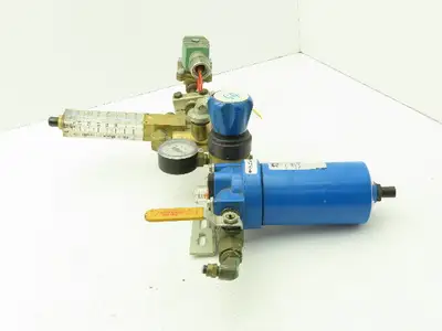 Parker HN15S-10CW Compressed Air Filter Regulator Solenoid Valve Assembly