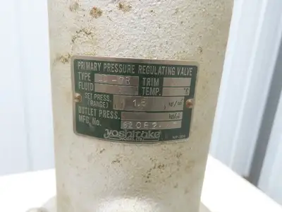 Yoshitake GD-7R Primary Pressure Regulating Valve Size 32 Flange 1.6kgf