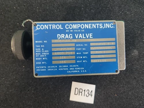 Used CONTROL COMPONENTS MDA2504-4W Valves/Fittings | J&J Industrial Supply #498832