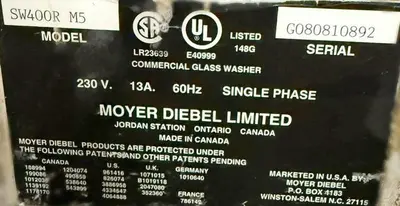 USED MOYER DIEBEL SW400R