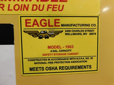 Used Eagle _UNKNOWN_ Hazardous Storage Units Ohio US | Equipment Recovery Corp. #1331277
