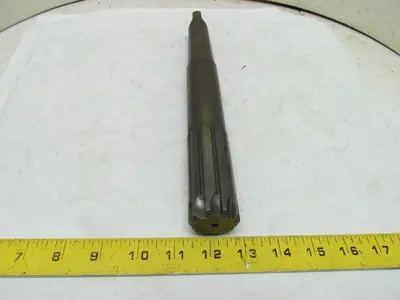 Brubaker 1-7/16" 1.4375 #4MT Morse Taper Shank Reamer 10pt Straight Flute USA