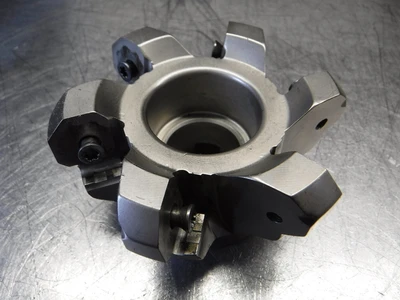 Iscar 3" Indexable Facemill 1" Arbor F45NM D3.0-06-1.00-R08 (LOC697)