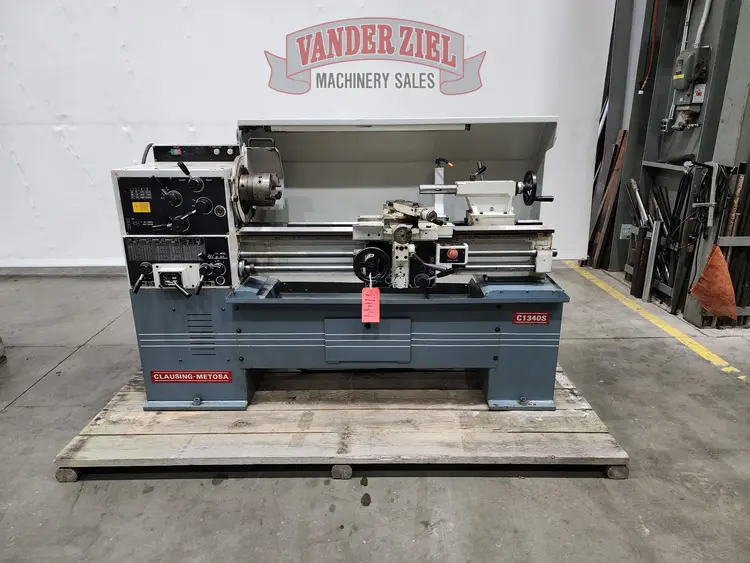 Used CLAUSING C1340S Engine Lathes Michigan US | Vander Ziel Machinery Sales #482678