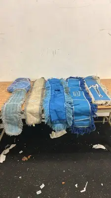 Lot of 6 Commercial Mop Heads Assorted Sizes
