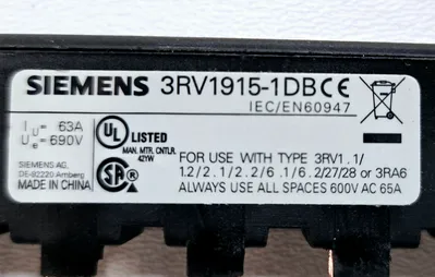 USED SIEMENS 3RV1915-1DB
