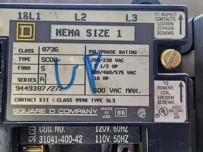 USED SQUARE D 8736SC08