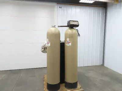 Puritan FT-90 Aquamind Plus Twin Tank Water Softener Brine Tank 1" Hookup