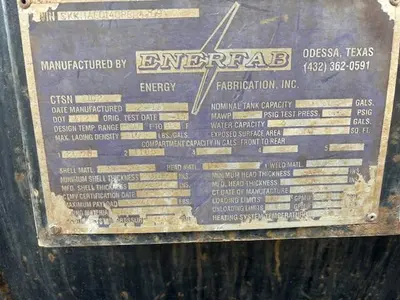 USED 2012 ENERFAB ACID TRUCK