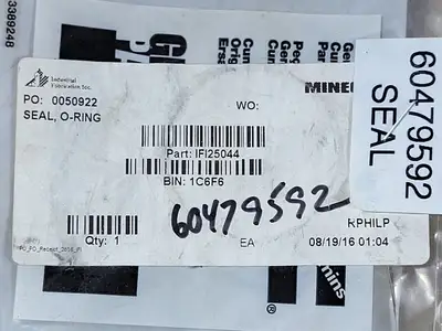 O-ring Cummins Seal IFI25044, 60479592