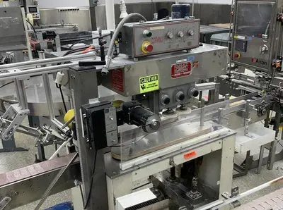 Used KAPS ALL MODEL A CAPPER WITH WATERFALL FEEDER FOR LARGE CAPS A Cappers Illinois US | Save on Equipment #1566501