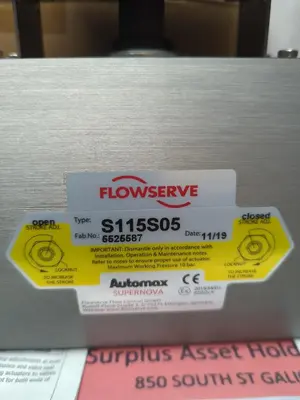New | in-Stock FLOWSERVE S115S05 Rotary Actuators Ohio US | Surplus Asset Holdings #1226166