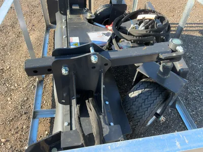 New LandHonor Model PR-12-72W Power Rake Skid Steer Attachment, 72" Working Width, Universal Quick A...