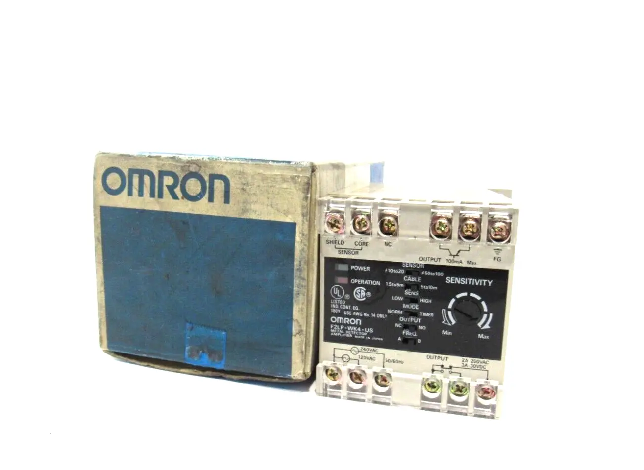 NEW OMRON F2LP-WK4-US METAL DETECTOR AMPLIFIER F2LPWK4US