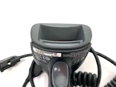 USED KEYENCE REV. P STANDARD CODE READER, HANDHELD, W/ HR-1C3RC COMM. CABLE