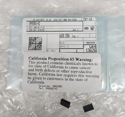 McMASTER CARR SMALL FURM FACTOR DRIVER BOARD TEST PARTS