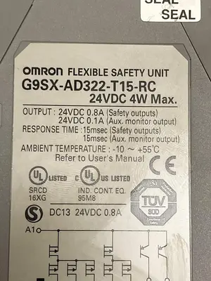 USED OMRON G9SX-AD322-T15-RC
