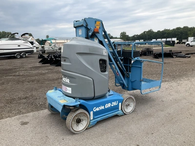 Used 2013 GENIE GR26J RUNABOUT VERTICAL MAST LIFT Vertical Mast Lifts Michigan US | Miedema Asset Management Group #1406856