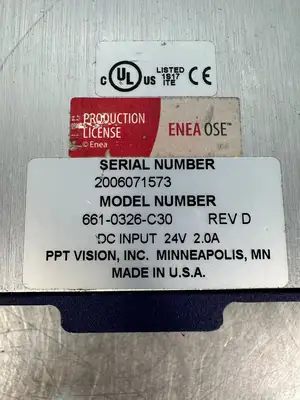 Ppt Vision 661-0326-C30 Rev.D IMPACT C30 DC INPUT 24V 2.0A (7.5.5)