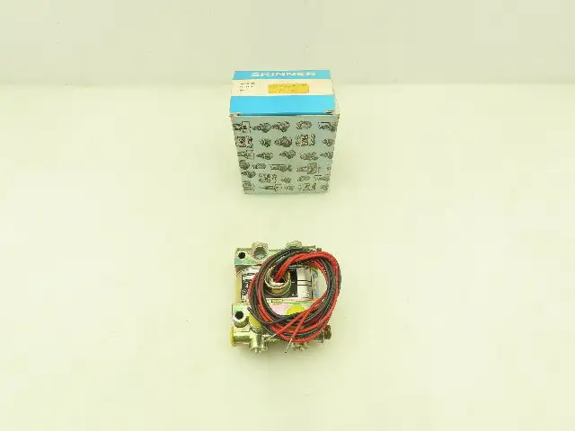 Honeywell Skinner V933DEP2075 Solenoid Valve 4-Way NC 120V 75 PSI 1/4" NPT