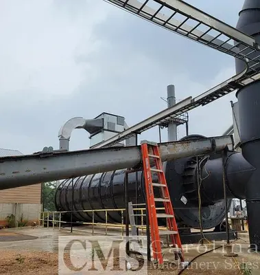 USED HEIL 10.5'X32' TRIPLE PASS ROTARY DRUM DRYER WITH WEBB BURNER