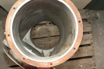 SPC7681  Valve 14" diameter x 39" rupture disc or containment disc duct section with pressure relief and check valve