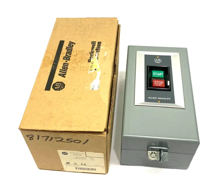 Used ALLEN-BRADLEY SER. H MANUAL MOTOR STARTER NEMA SIZE 1, 3-PHASE Starters | Maverick Industrial Sales #1102400