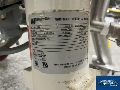 USED Precision 100 Liter Walker Reactor, 316L S/S, 45/90#