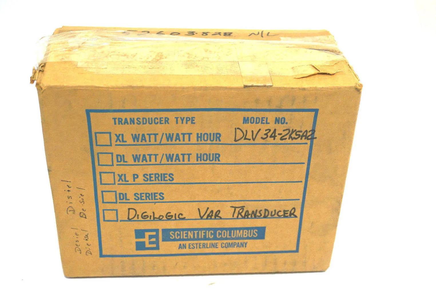 NEW SCIENTIFIC COLUMBUS DLV-34-2K5A2 TRANSDUCER DLV342K5A2