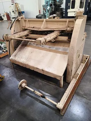 Used PEXTO 12-U-4 Power Squaring Shears (Gauge) Pennsylvania US | Hildebrand Machinery Co. #1481778