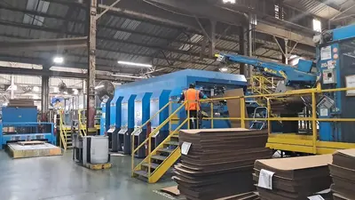 37″ x 98″ McKinley 4 color Flexo Folder Gluer
