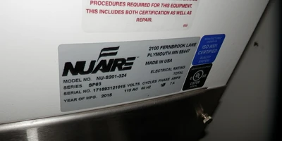 Used NUAIRE _UNKNOWN_ Laminar Flow Hoods California US | Biotech Equipment Sales #1464648