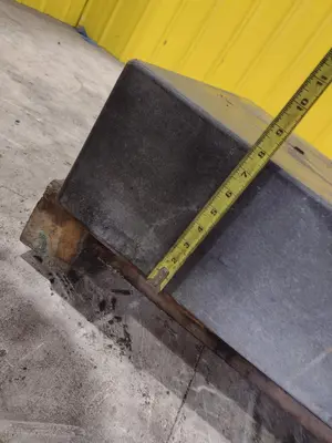 48" X 48" X 8" TIMKEN BEARING GRANITE TABLE: STOCK #22835
