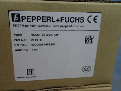 USED PEPPERL + FUCHS RLK6155Z/31/135