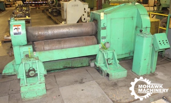 5' X 1-1/2" BERTSCH “14” INITIAL-TYPE PLATE BENDING ROLL w/AIR DROP END - 50 HP DRIVE MOTOR