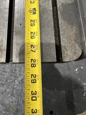 28" X 7" T SLOTTED DRILL BOX TABLE: STOCK 21050