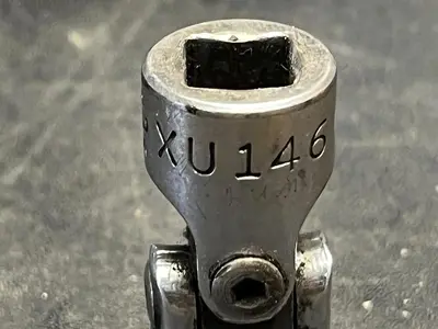 Mac Tools XU146  7/16in. 3/8" Drive  6PT Swivel Shallow Chrome Socket  7/16"