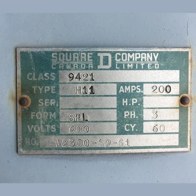 Square D Size 4 Combination Starter