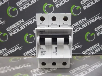 Box of 4 Siemens 5SX2 325-7 Miniature Circuit Breaker 25A 400VAC 3 Pole New NIB