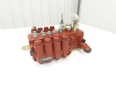 Linde 000143179518 Hydraulic 4-Lever Spool Valve Forklift Mast Control Off E20C