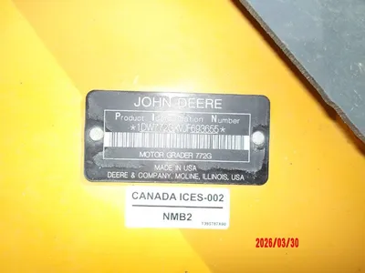2018 John Deere 772G