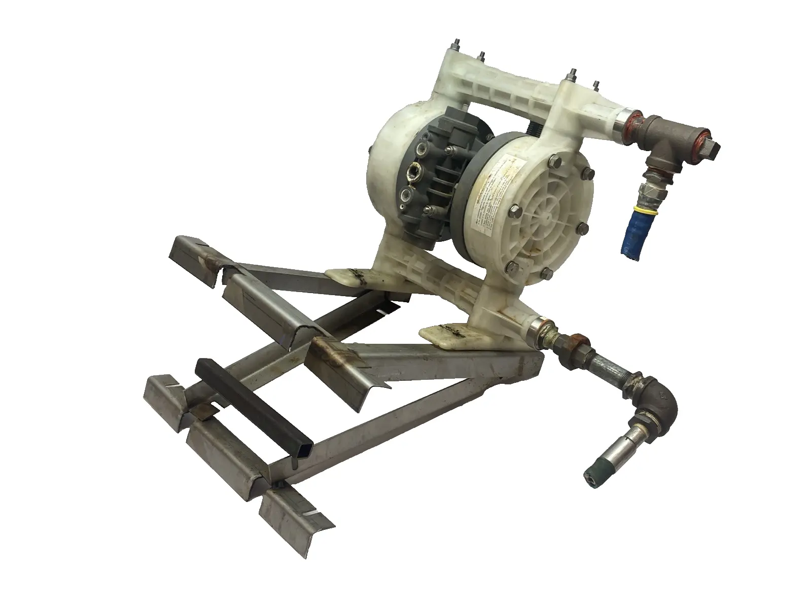 Used Yamada Pneumatic Air Operated Double Diaphragm Pump 3/4" Polypropylene Diaphragm Pumps Michigan US | Maverick Industrial Sales #1390910