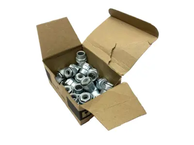 New | in-Stock EMERSON APPLETON STEEL CONDUIT HUB 1/2" LOT OF 14 Electrical Fittings | Maverick Industrial Sales #1119660
