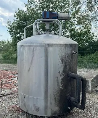 Tank, 700 Gallon, DCI, 304 Stainless Steel, Agitated, Processor #5762891
