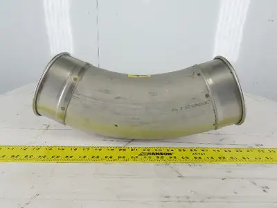 6" Stainless Steel 45° Elbow Rolled Ends Quick Connect