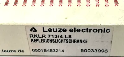 NEW LEUZE RKLR 713/4 L8 PHOTO ELECTRIC SENSOR RKLR7134L8