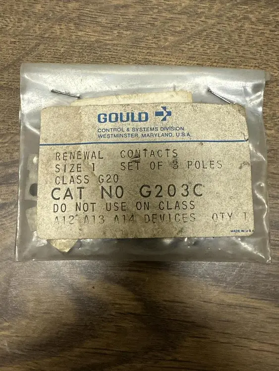 Used GOULD G203C Miscellaneous Equipment (Electrical & Power) | Surplus Asset Holdings #1201051