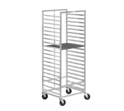 Channel 548A 25 1/2"W 18 Sheet Donut Basket/screen Rack W/ 1 1/2" End Load Slides