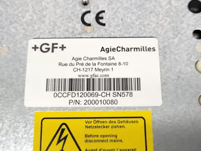 200010080 | Agie Charmilles  Control Panel - Used